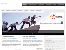 Tablet Screenshot of dynamic-coach.com